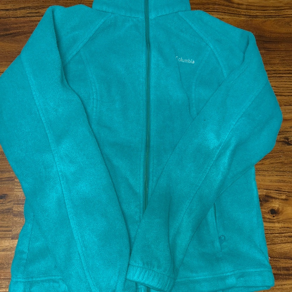 Columbia Turquoise Fleece Jacket